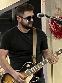 Justin Dietterle - Door Prize Winner of Basket donated by Fran Hoffart