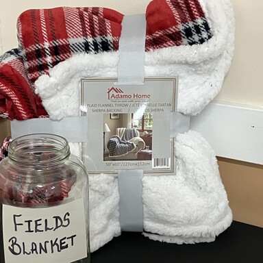 Blanket donated by Fields, Princeton